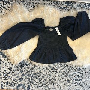 J. Crew Chambray top